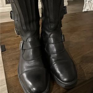 Vintage 80s 90s Dr Martens Leather Buckle Riding Boots Men size 9